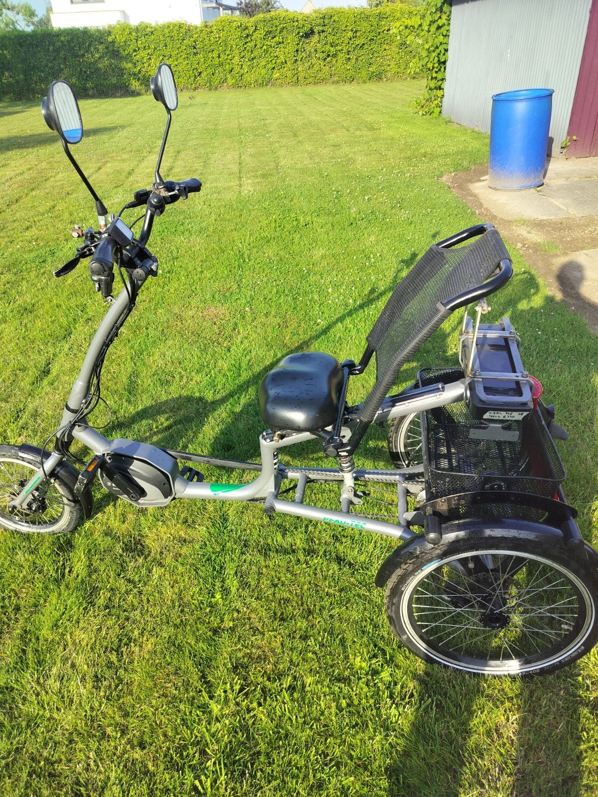 Driewielfiets Pfau-tec, Ophalen