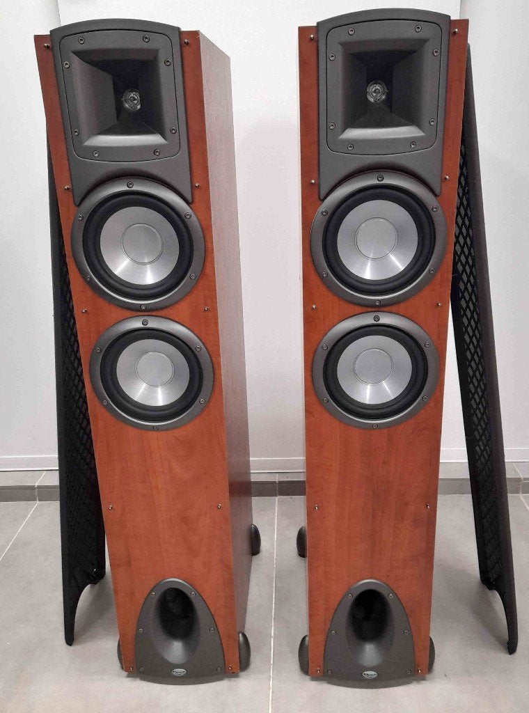 Klipsch speakers als nieuw uitvoerig te beluisteren, Ophalen, Zo goed als nieuw, 150 watt of meer, Stereo speakers