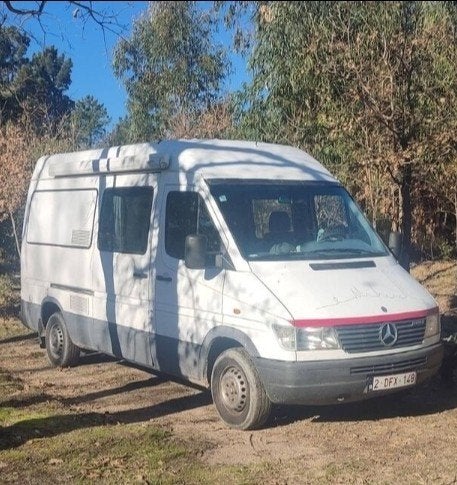Mercedes Sprinter 208 Dethleffs uitvoering, Caravans en Kamperen, Boiler, Chemisch toilet, Buscamper of Camperbus, Ringverwarming