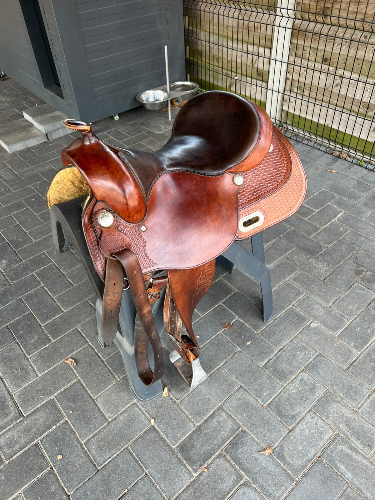 16” westwood western zadel, Ophalen, Zo goed als nieuw, Western