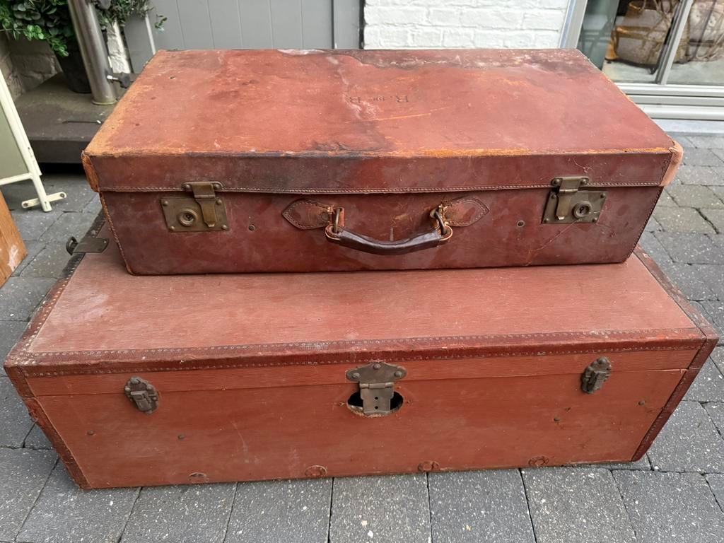 Antieke koffers, Ophalen, Gebruikt