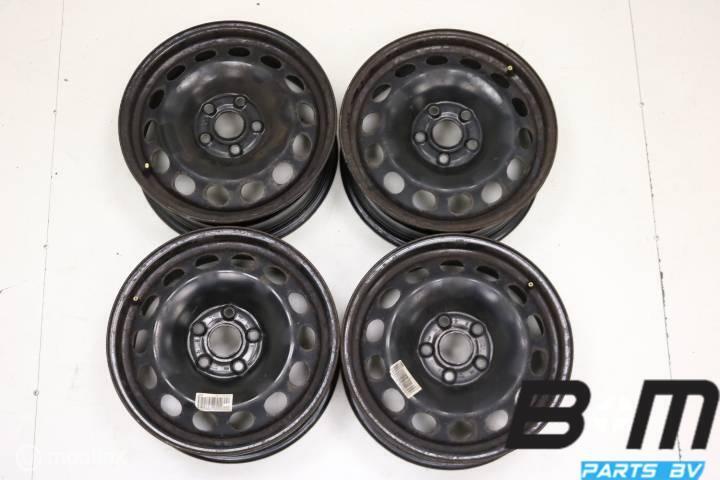 Org 16 inch stalen velgen VW Golf 6 / Touran 1K0601027A, Auto-onderdelen, Gebruikt, Velg(en)