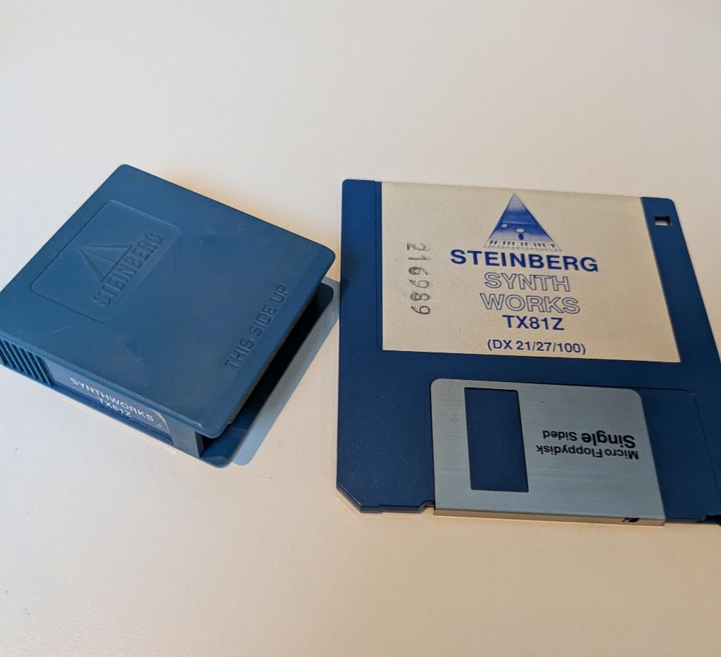Steinberg Synth Works Yamaha TX81Z software editor w. DONGLE, Ophalen of Verzenden, Gebruikt, Yamaha