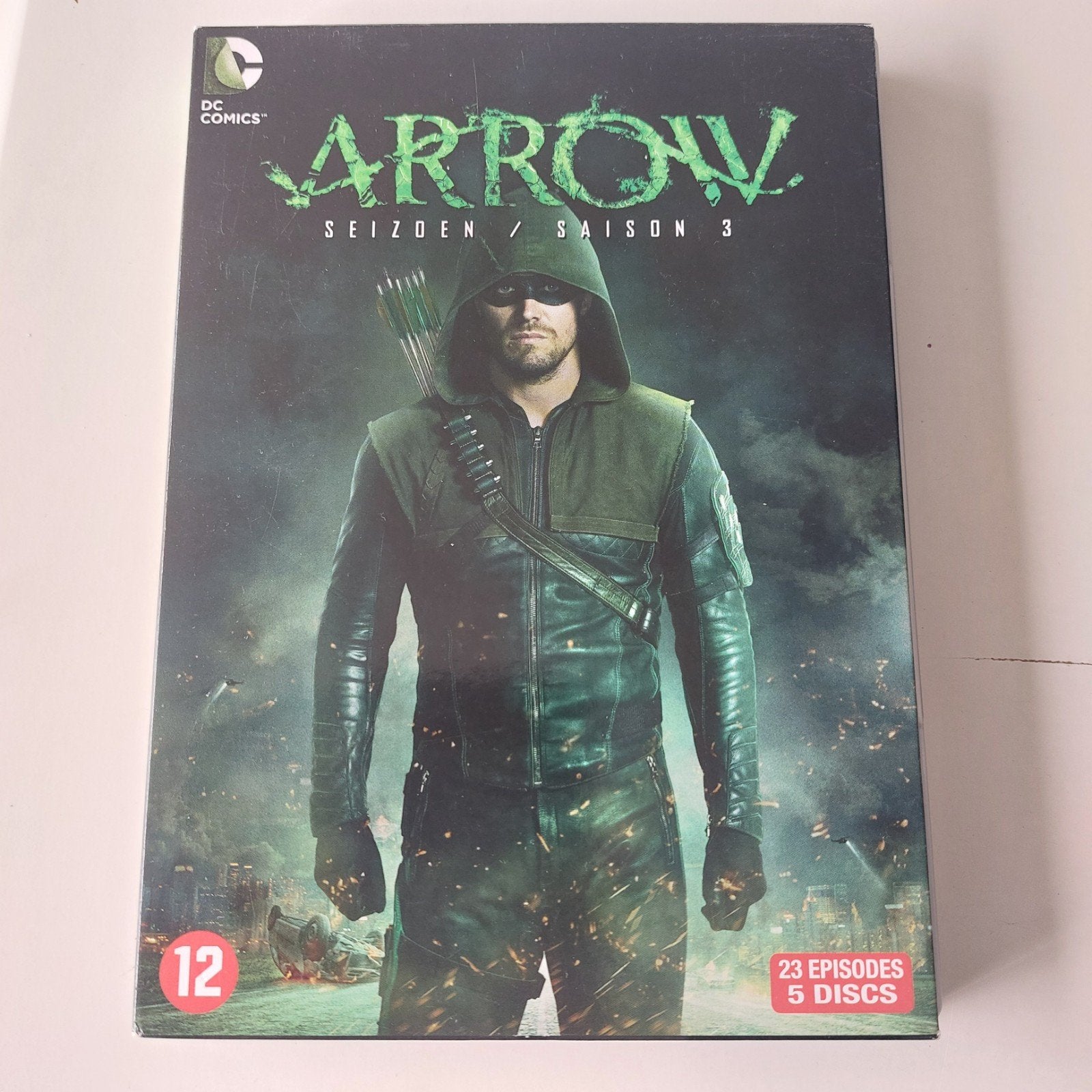 ARROW. Seizoen 3. 23 episodes 5 DVD´s. In heel goede staat., Ophalen, Spaans, Actie en Avontuur, Spaans