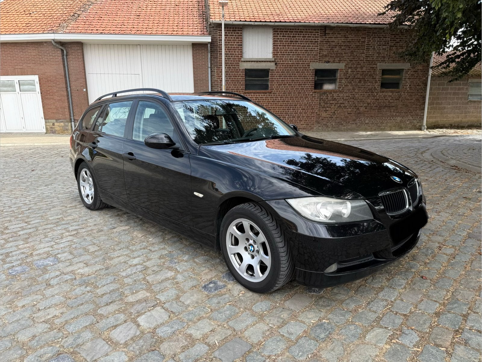 Bmw E91 318d 2.0 diesel, Achat, Boîte manuelle, Noir, 5 portes