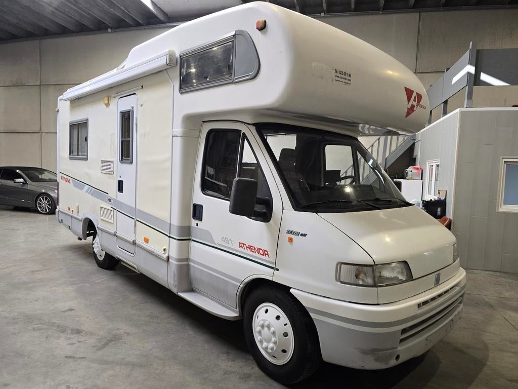 Fiat Ducato 2.5TDi Camper 122dkm 6 slaap Autostar Airco, Caravans en Kamperen, Mobilhomes, Chemisch toilet, Standaard zit, Alkoof