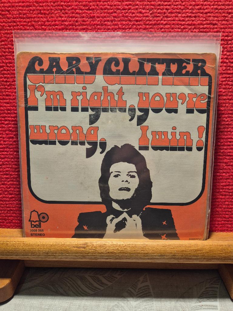 gary glitter, Cd's en Dvd's, Gebruikt, 7 inch, Single, Ophalen of Verzenden