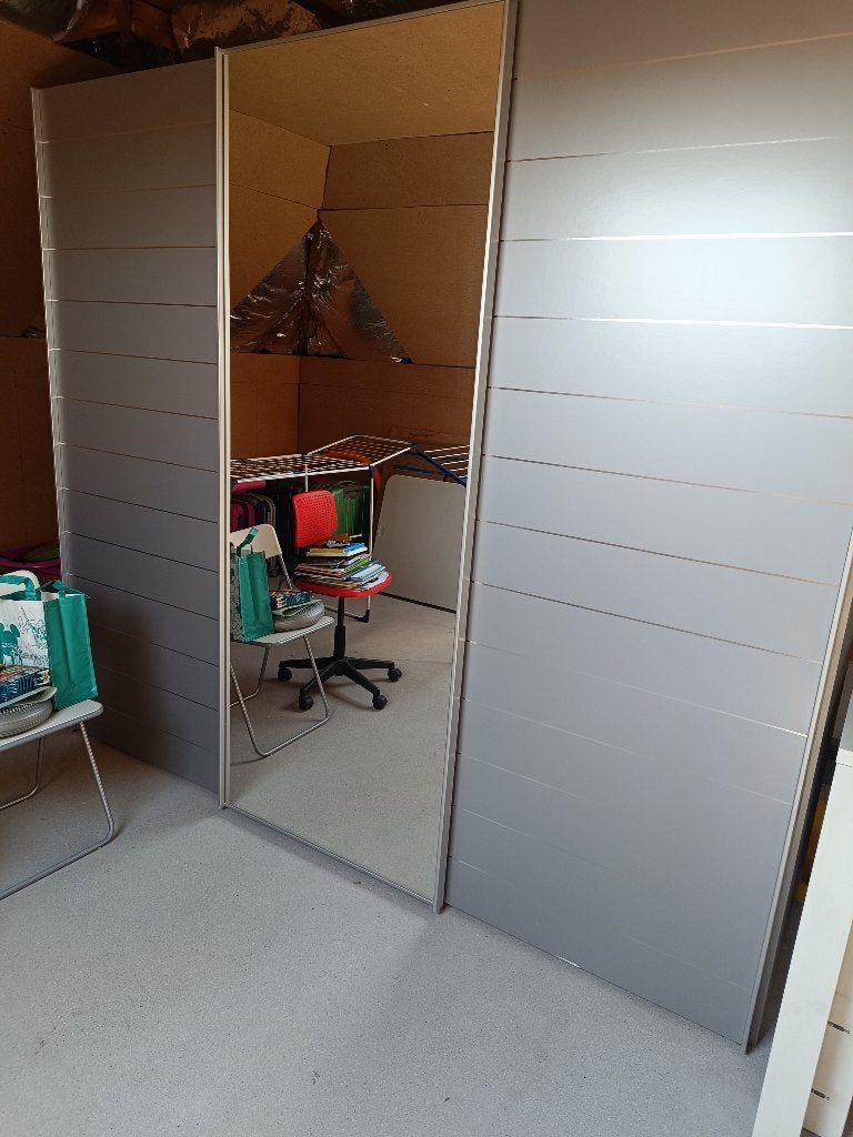 Garderobekast, Huis en Inrichting, Kasten | Kleerkasten, Ophalen, Gebruikt, 200 cm of meer, 200 cm of meer