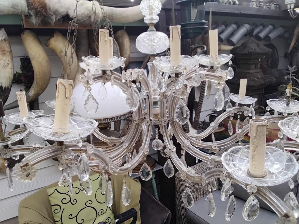 Kristallen luster, Ophalen