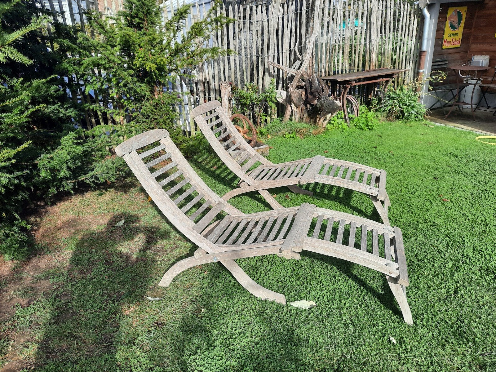deckchairs, Ophalen