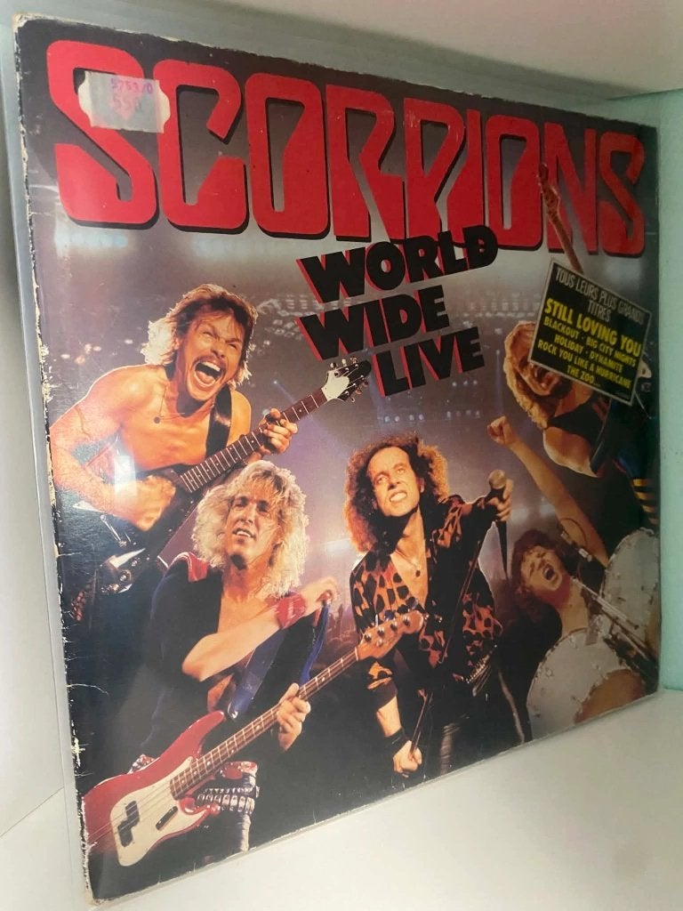 Scorpions – World Wide Live - France 1985 (J), LP, Gebruikt, Verzenden, Hardrock