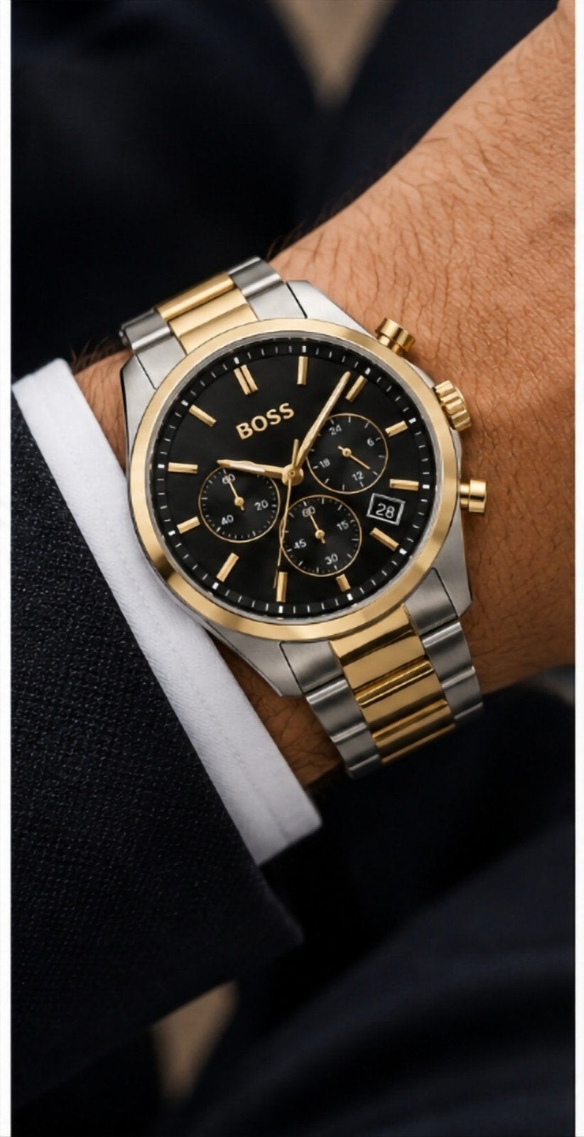 Montre Boss Hero 2.0, 43mm, Bijoux, Sacs & Beauté, Autres marques, Enlèvement ou Envoi, Acier, Neuf