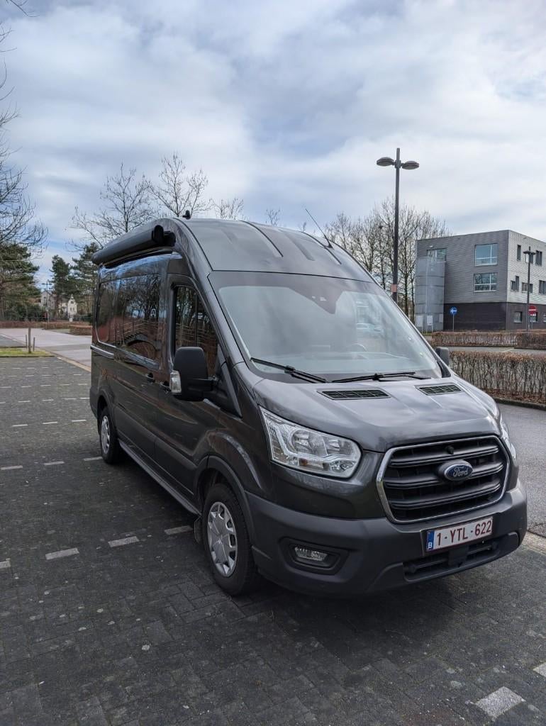 Campervan Ford Transit T2 L2H3 Automaat. Bj Eind 2020, Caravans en Kamperen, Automaat, Chemisch toilet, Ford, Tot en met 2