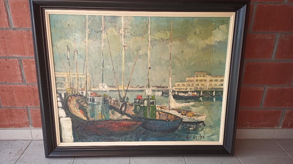 schilderij op doek Verhé Frank 1983, Antiek en Kunst, Kunst | Schilderijen | Klassiek, Ophalen