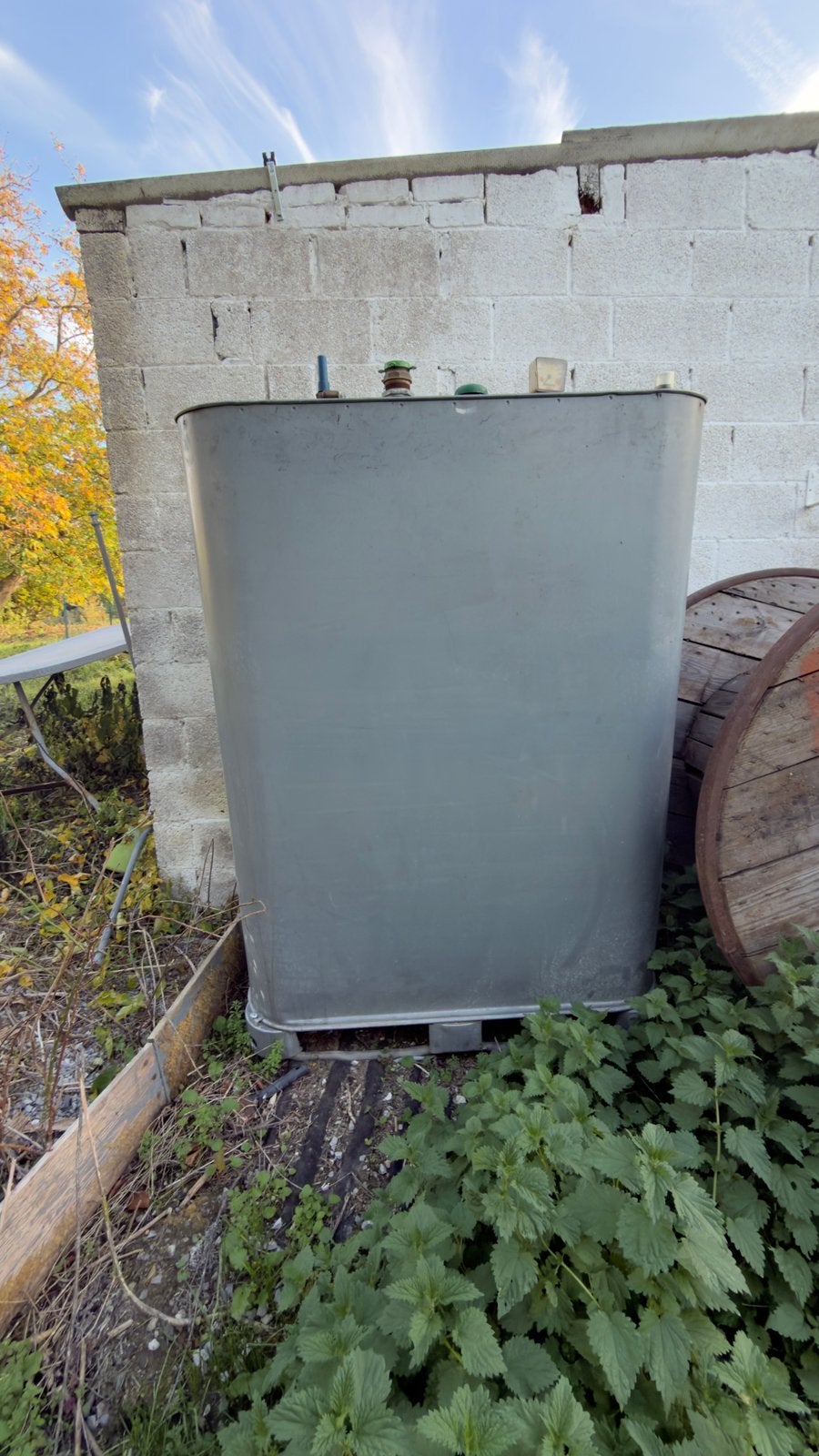 Cuve double paroi 1000l, Jardin & Terrasse, Enlèvement, Comme neuf