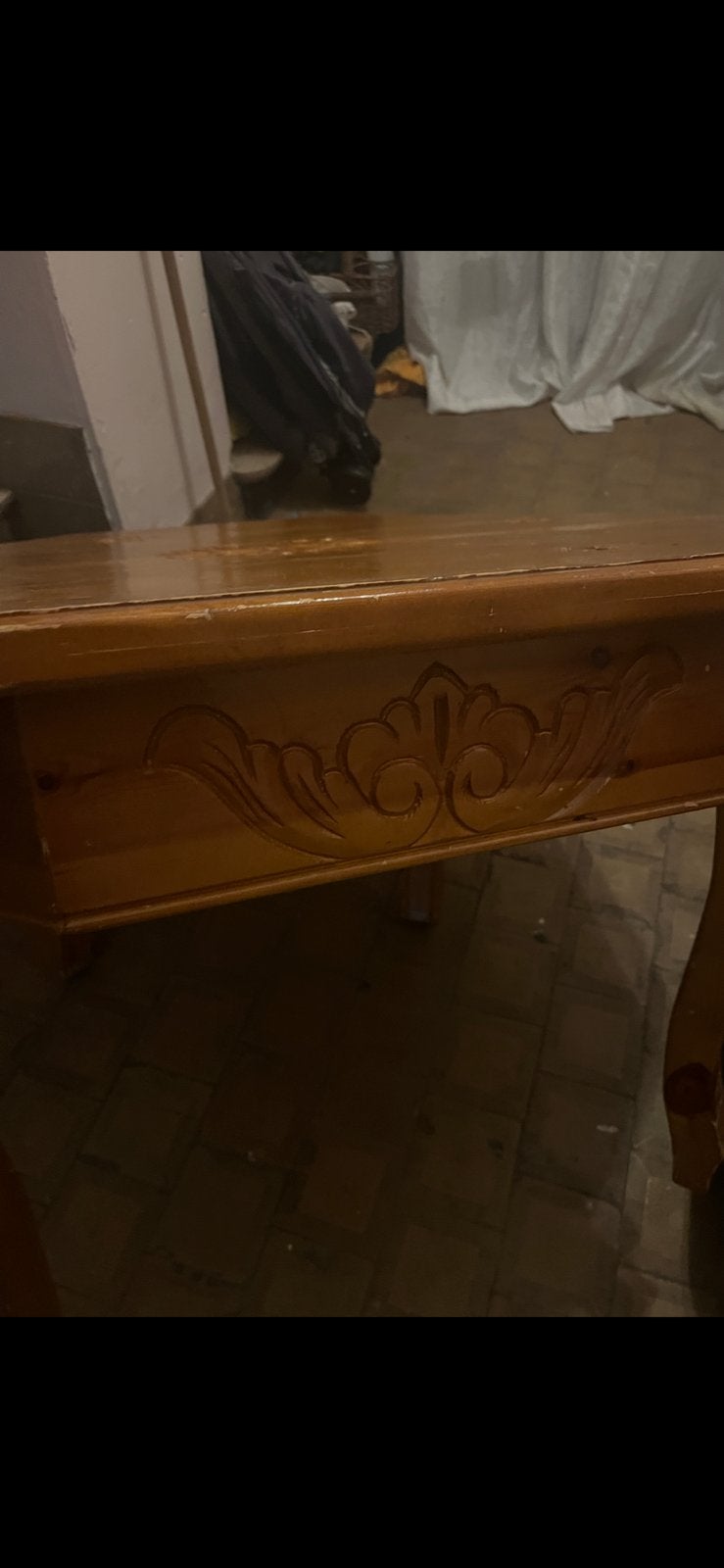 Houten tafel, Huis en Inrichting, Ophalen, Zo goed als nieuw
