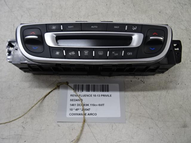 PANNEAU DE COMMANDE CLIMATISATION Fluence (LZ) (275100018R), Utilisé, Renault