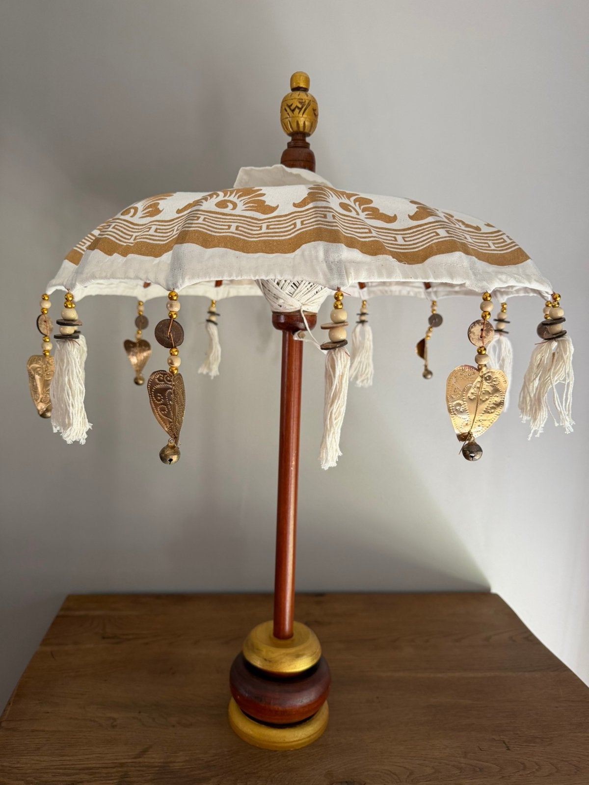 Tafel parasol bali ibizamarkt kraamversiering decoratie, Ophalen