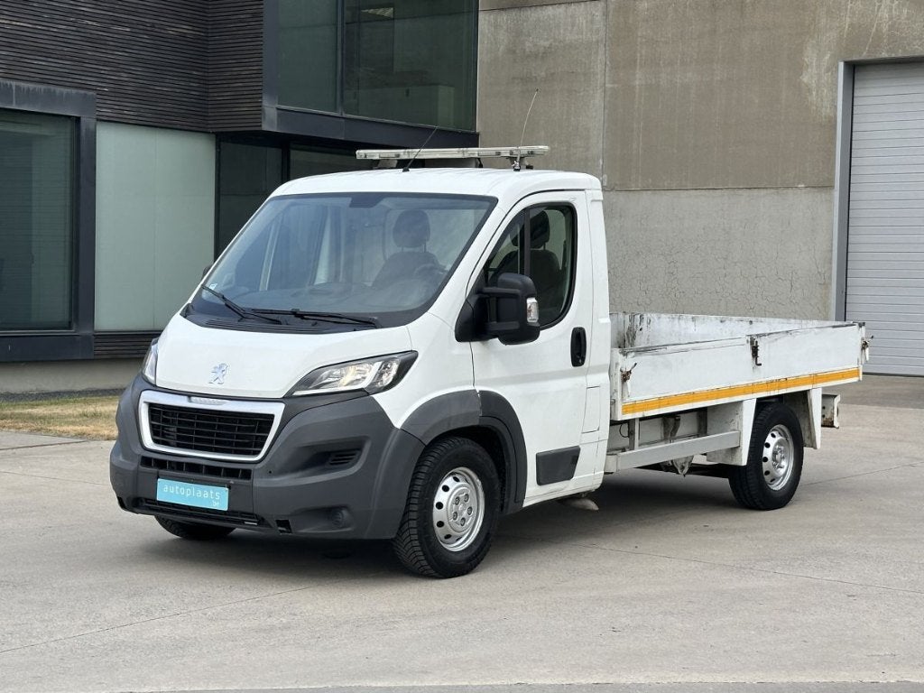 Peugeot Boxer 2.2L kipper open laadbak Zwaailichten Airco, 2198 cm³, Euro 5, Achat, Entreprise