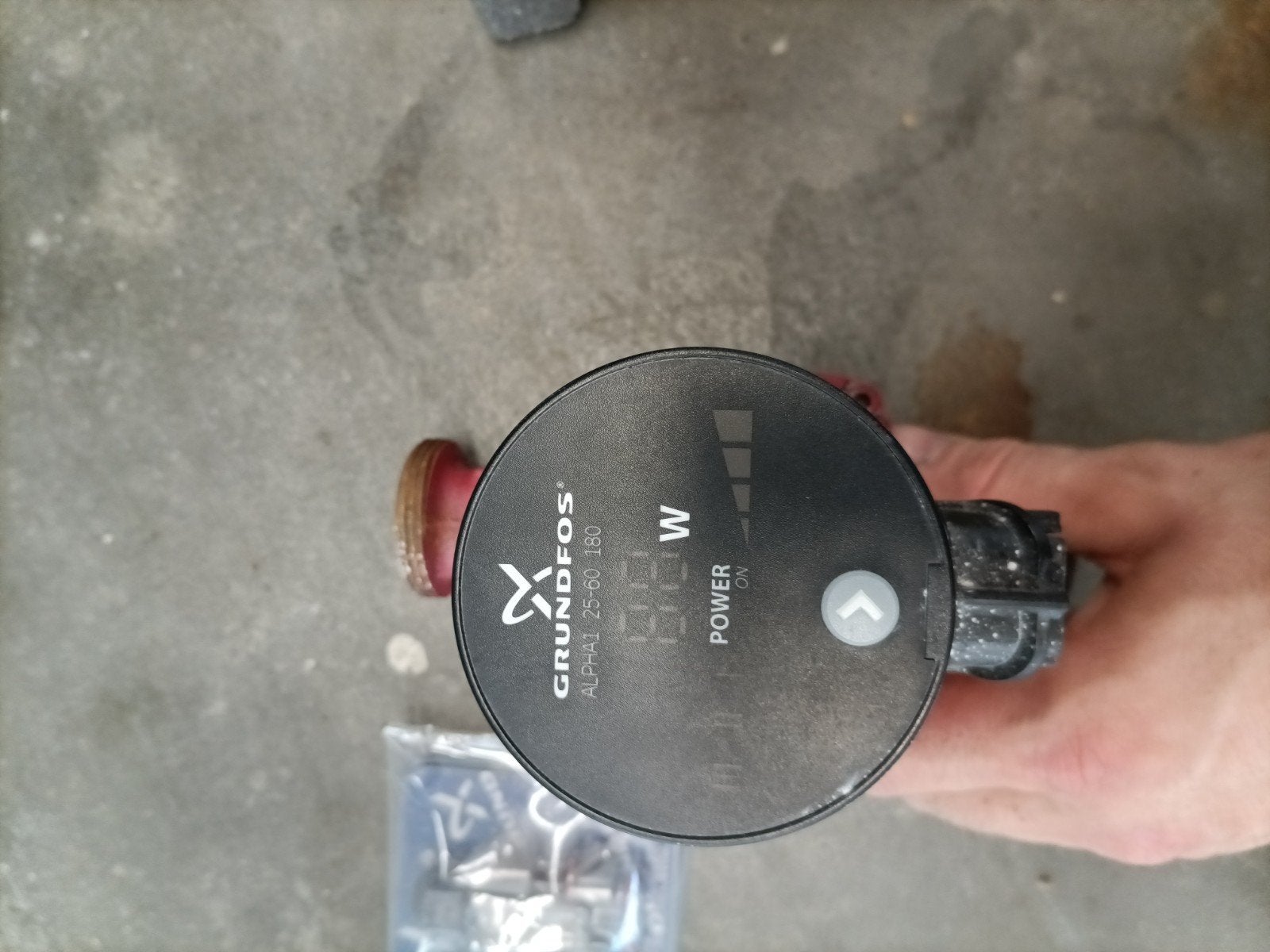 Grundfos Alpha 1 25-60 180, Enlèvement