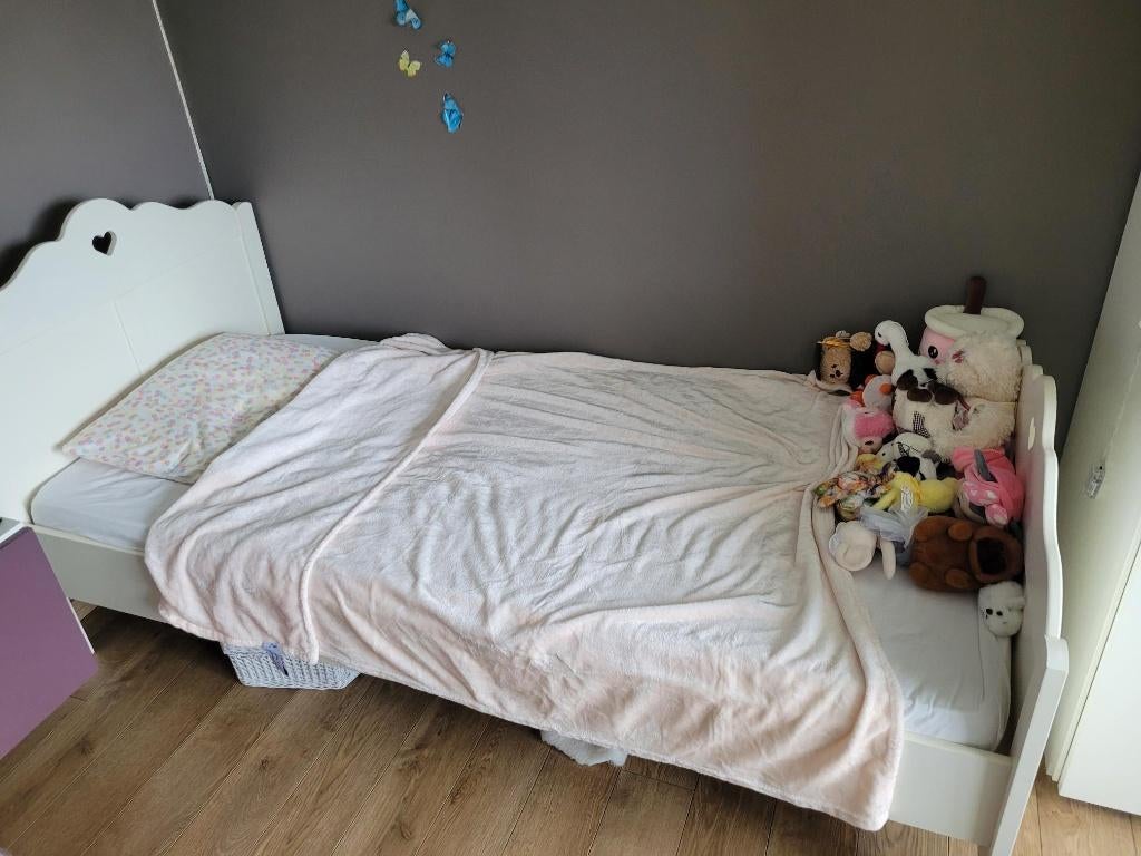 Kinderbed, Kinderen en Baby's, 85 tot 100 cm, Gebruikt, 180 cm of meer, Ophalen