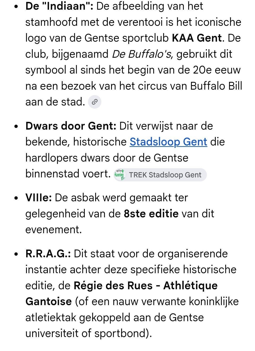 Asbak KAA Gent retro", "La Gantoise", Ophalen of Verzenden