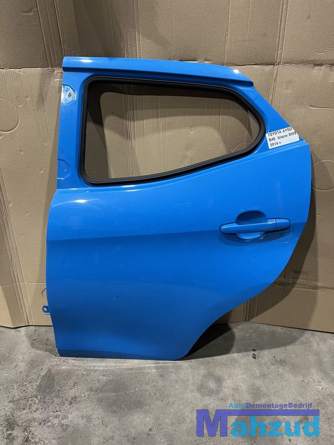TOYOTA AYGO B40 blauw 8W9 Links achter deur portier 2014+, Arrière, Info@toyota.co.jp, Toyota Motor Corporation, Toyota-Cho 1
471-8571  Toyota City