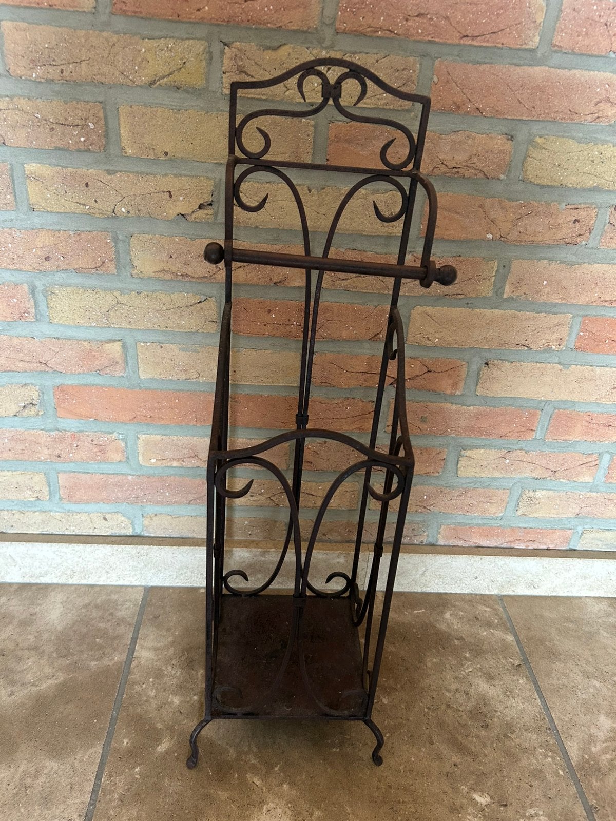 Porte papier toilette en fer forgé, Enlèvement, Utilisé, Métal