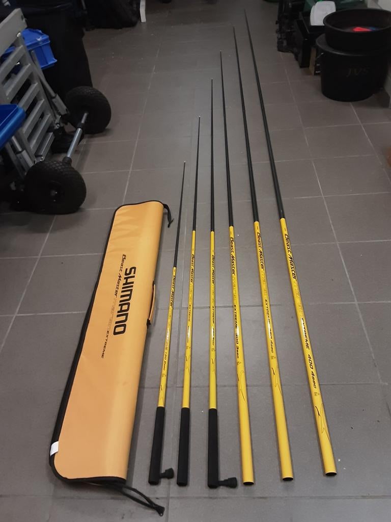 Shimano beastmaster whipset 1,5m tot 3,5m, Ophalen, Nieuw, Vaste hengel