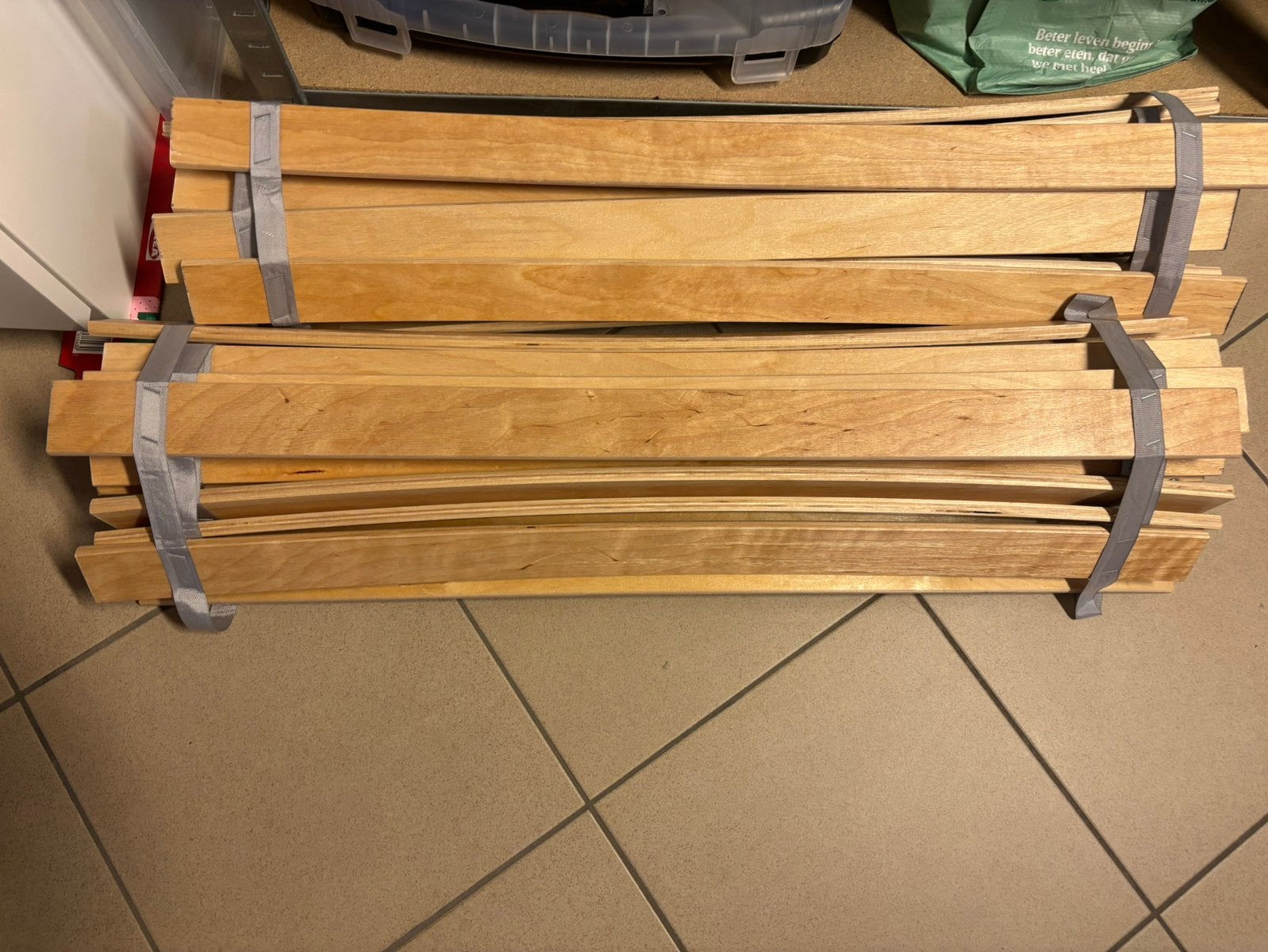 2x Lattenbodem ikea Luröy 80x200 (160x200), Ophalen, Zo goed als nieuw