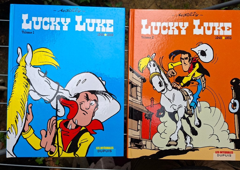 Lucky Luke/ intégrales 1&2, Plusieurs BD, Enlèvement ou Envoi, Comme neuf, Morris