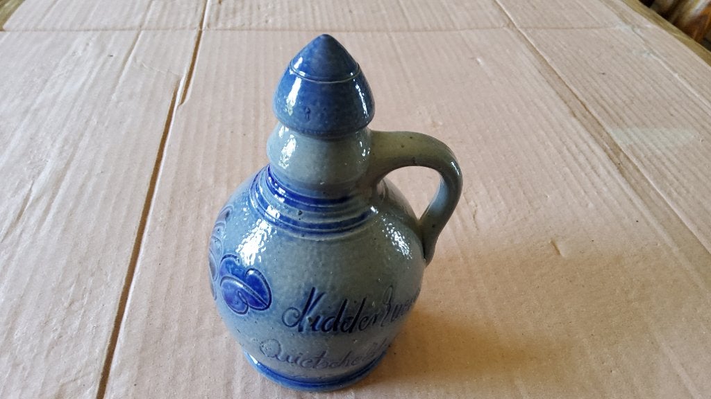 Flacon alcool en Grès. Hauteur 140mm/diamètre 90mm.Bon état, Handtassen en Accessoires, Ophalen of Verzenden, Zo goed als nieuw