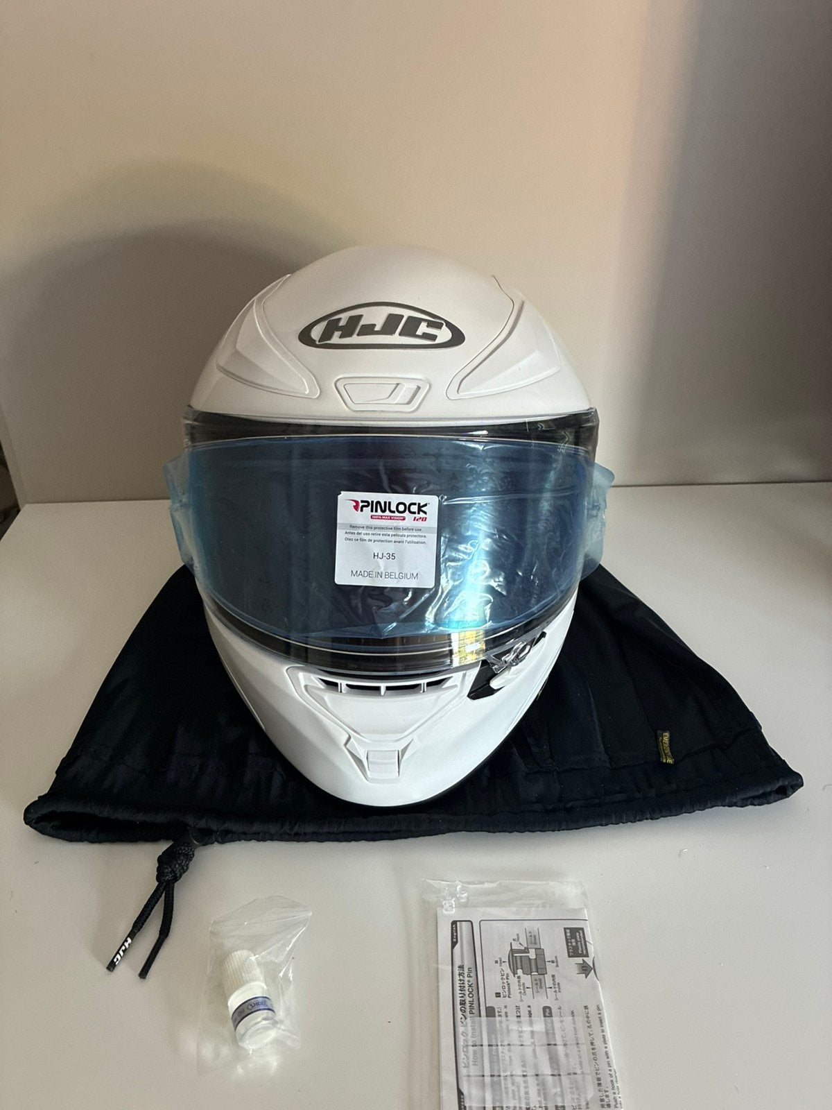HJC RPHA -1 wit NIEUW, Motoren, Kleding | Motorhelmen, Ophalen, L, HJC