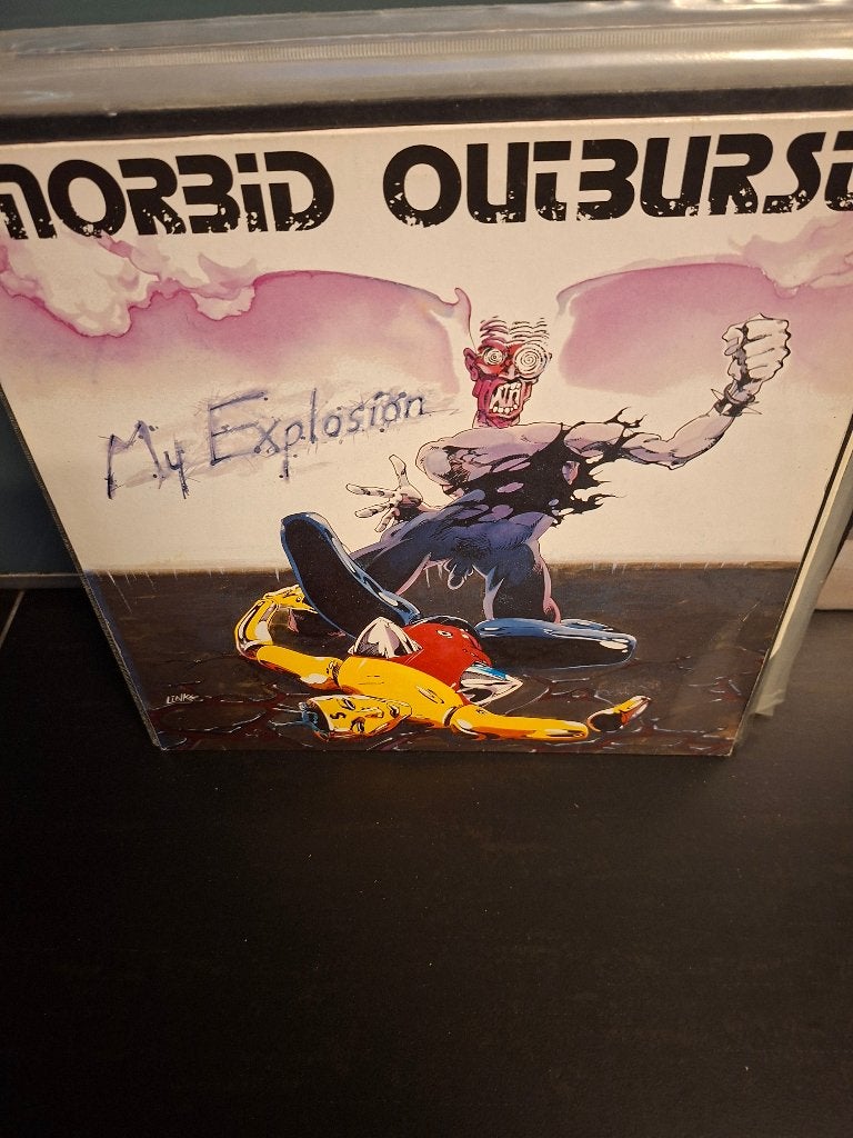lp - morbid outburst - my explosion - vak 2, LP, Gebruikt, Ophalen of Verzenden, 12 inch
