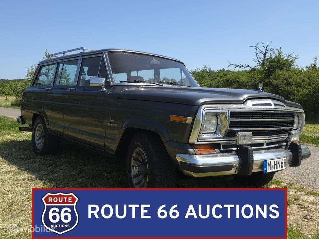 Jeep Grand Wagoneer | 1986 | Route 66 Auctions, Jeep, Achat, Entreprise, Boîte manuelle