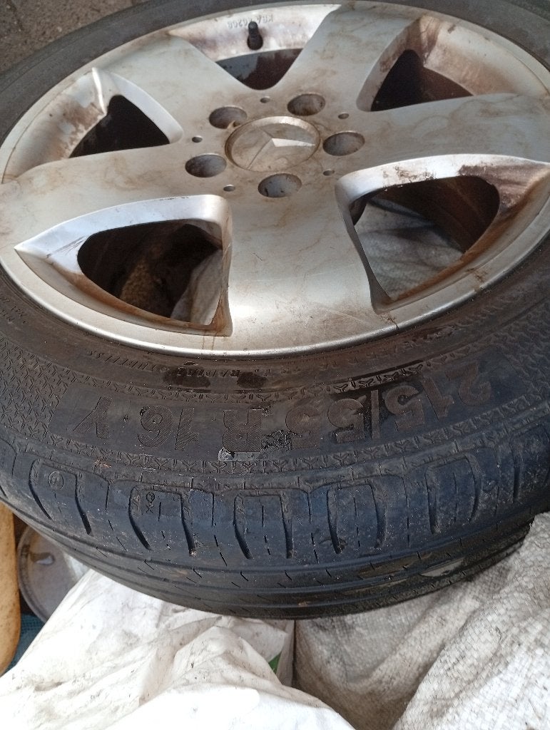 4 aluminium velgen Mercedes, Auto-onderdelen, Ophalen, Velg(en), 16 inch, Personenwagen