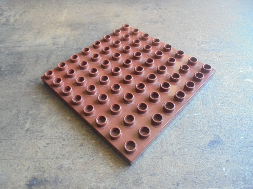Lego Duplo Baseplate 8x8 (zie foto's), Ophalen of Verzenden, Gebruikt, Losse stenen, Duplo