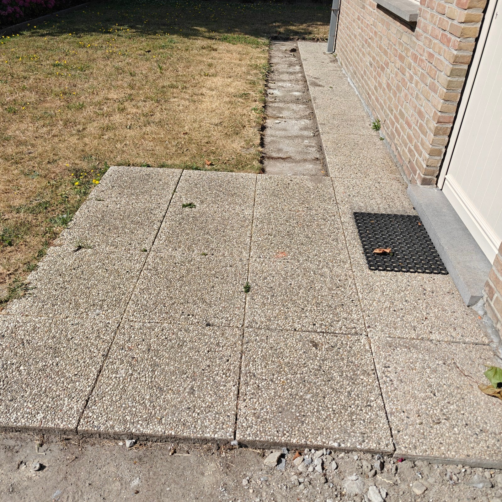 Gratis silex dallen, Ophalen