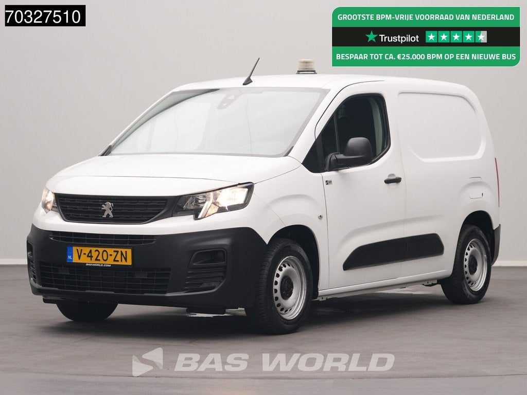 Peugeot Partner 75pk L1H1 Airco Parkeersensoren Euro6 L1 Kom, Auto's, Euro 6, 4 cilinders, Wit, Bedrijf