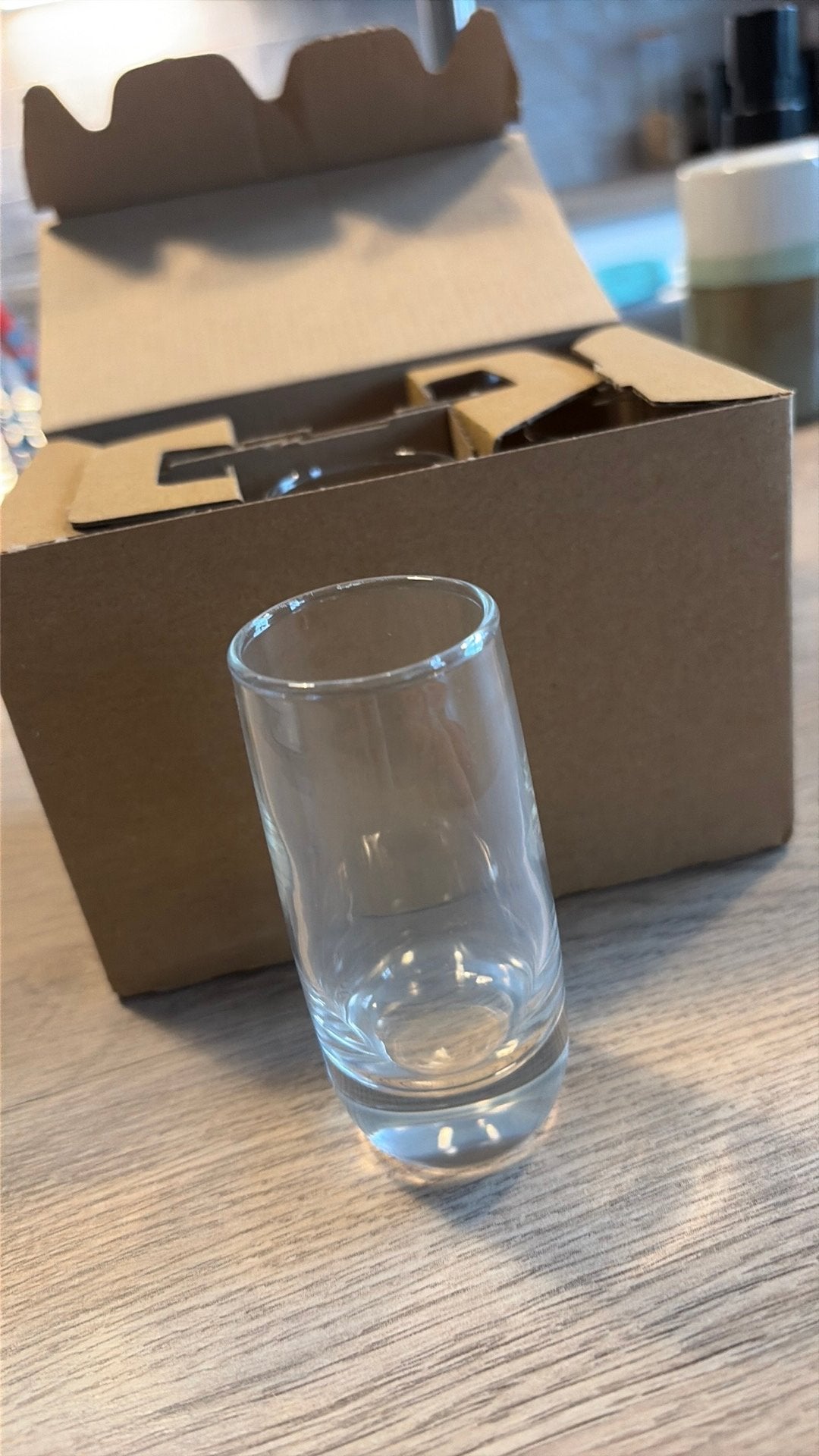 Kleine glaasjes, Verzamelen, Glas en Drinkglazen, Ophalen, Nieuw, Borrel- of Shotglas