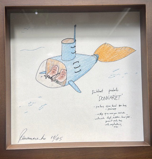 Panamarenko, Antiquités & Art, Art | Lithographies & Sérigraphies, Signé dans la planche, Enlèvement ou Envoi, Lithographie