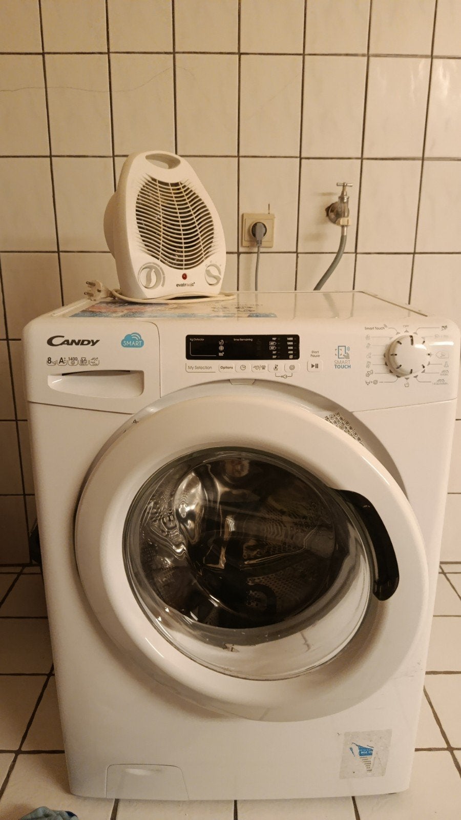 washingmachine Candy CS 1482D3-S, Elektronische apparatuur, Ophalen, Gebruikt