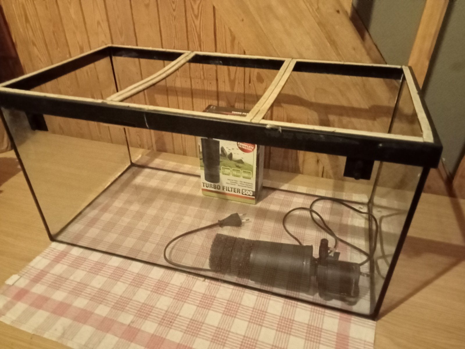 Aquarium 60 l, Dieren en Toebehoren, Vissen | Aquaria en Toebehoren, Ophalen, Pomp, Gebruikt, Leeg aquarium
