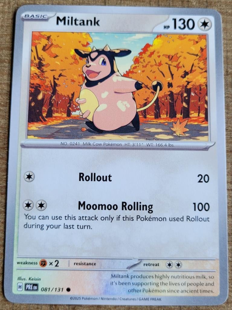 Miltank (081/131), Ophalen of Verzenden, Zo goed als nieuw, Losse kaart