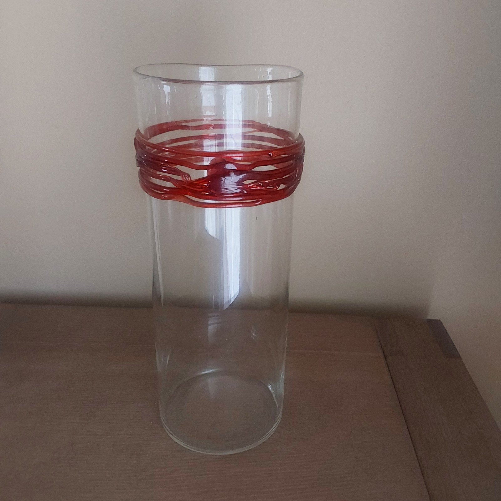 mooie moderne decoratieve vaas hoogte 31 cm, Ophalen of Verzenden