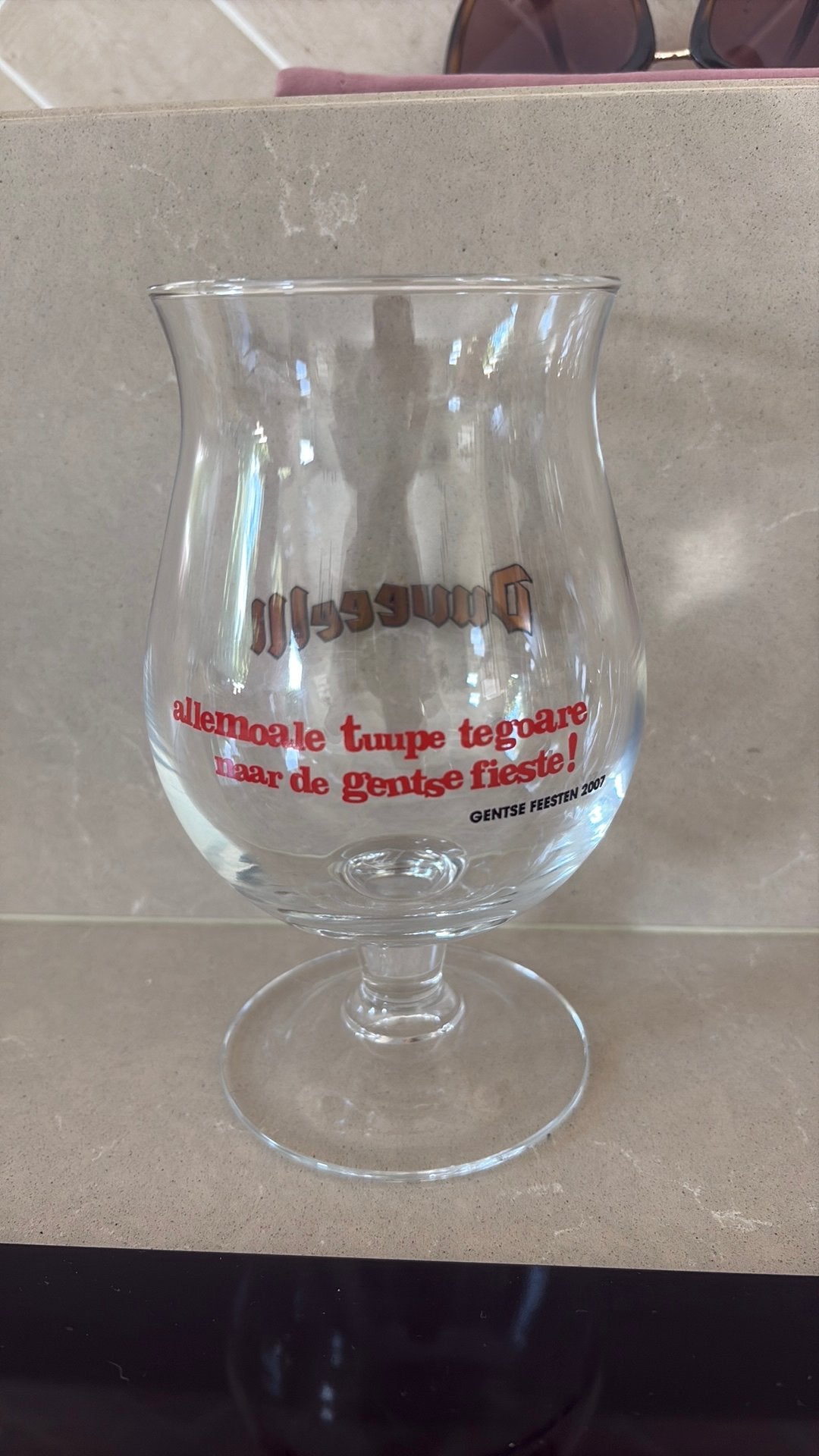 Duvelbierglas Gentse Feesten uit 2007, Enlèvement, Neuf, Verre ou Verres, Duvel