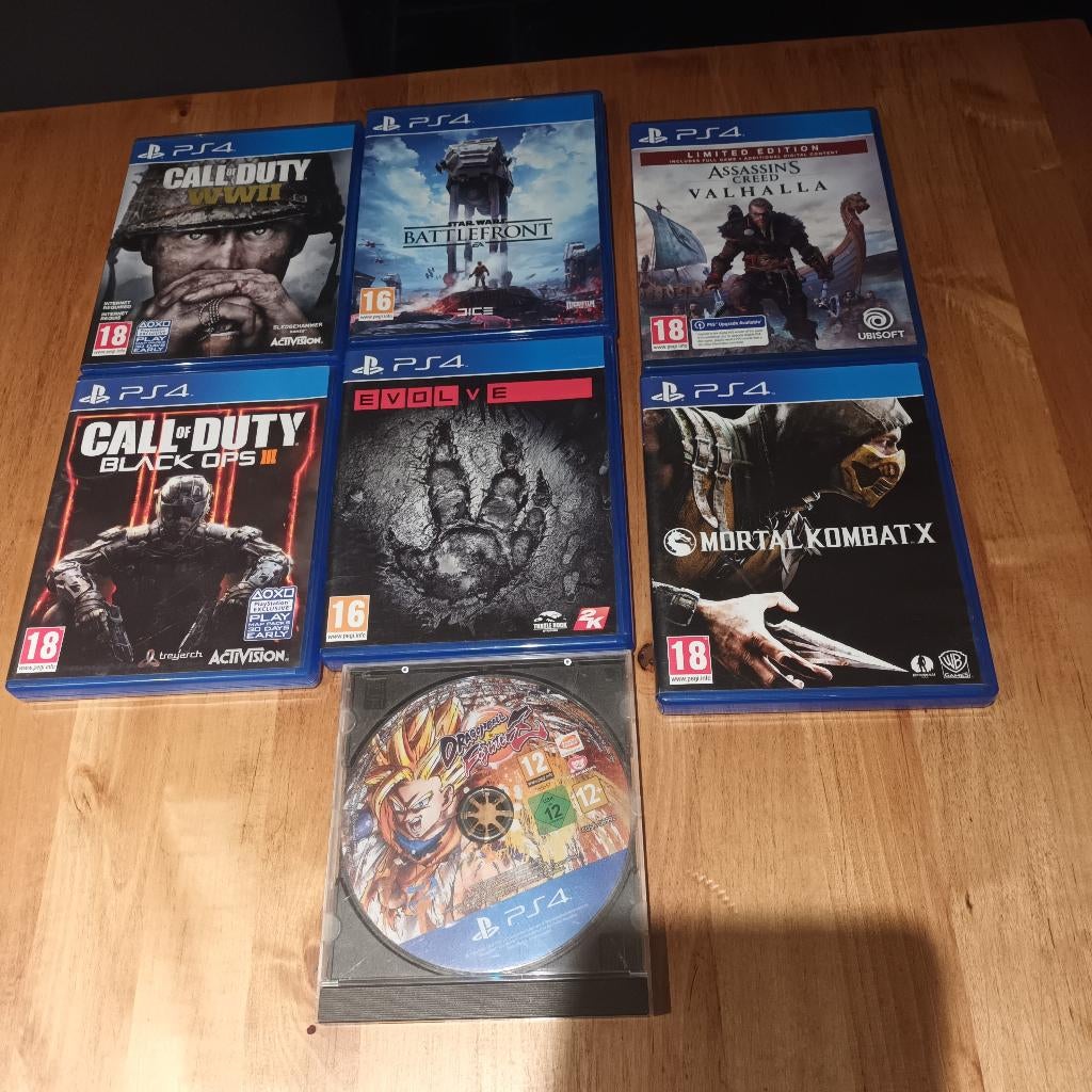 Lot de 5 jeux vidéo PS4, Enlèvement ou Envoi, Utilisé, Aventure et Action, À partir de 12 ans