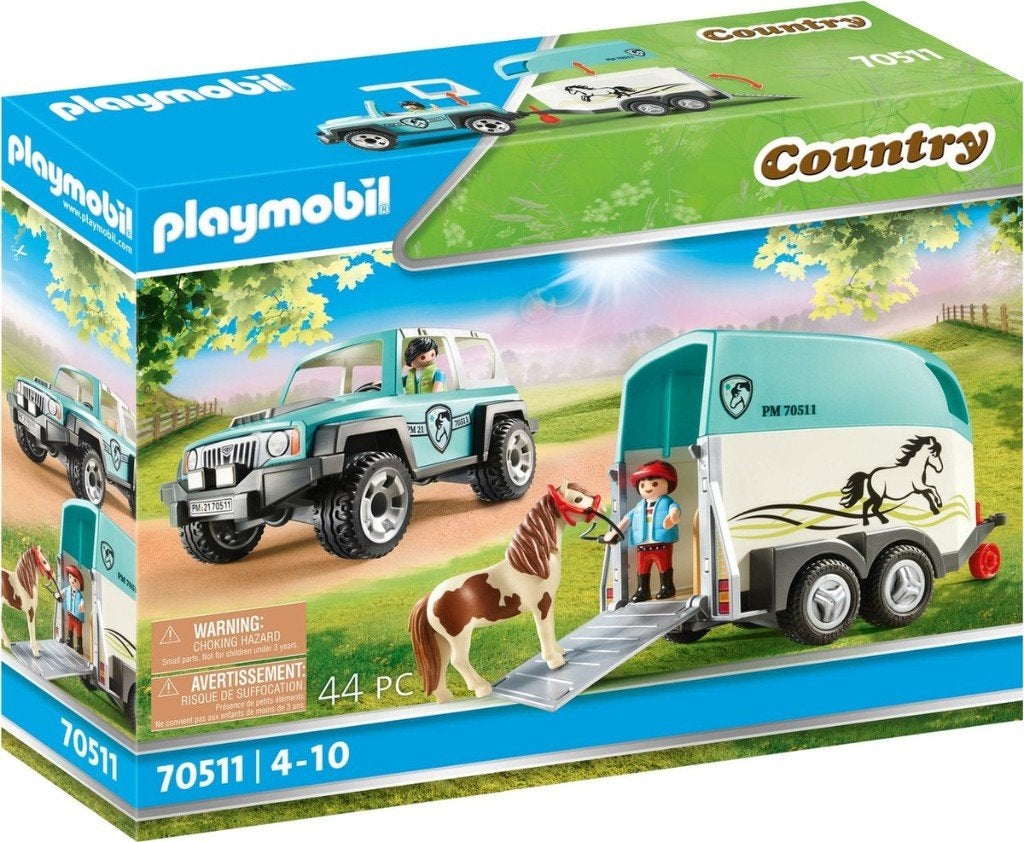 Playmobil set 70511 (inc.  aanhangwagen), Enlèvement ou Envoi, Comme neuf, Kit complet, Véhicule