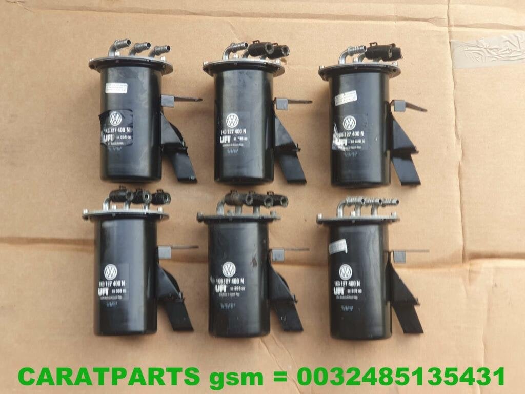 1K0127400N brandstoffilter met flens brandstoffilterhuis VAG, Audi, Gebruikt, Volkswagen AG, Vw@volkswagen.de