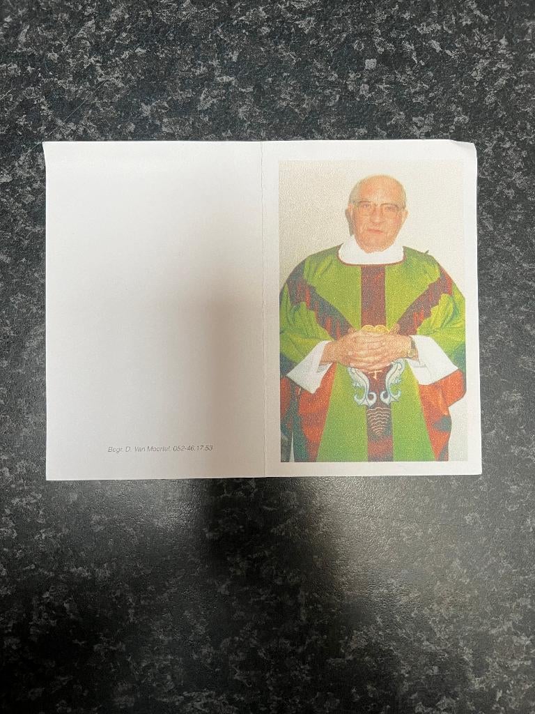 CARTES DE DÉCÈS DU CLERGÉ, Collections, Enlèvement, Image pieuse